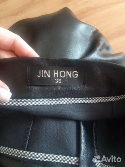 Кожаная юбка