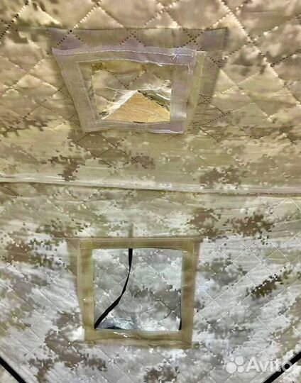 Палатка куб 3 слойная зимняя новые для рыбалки