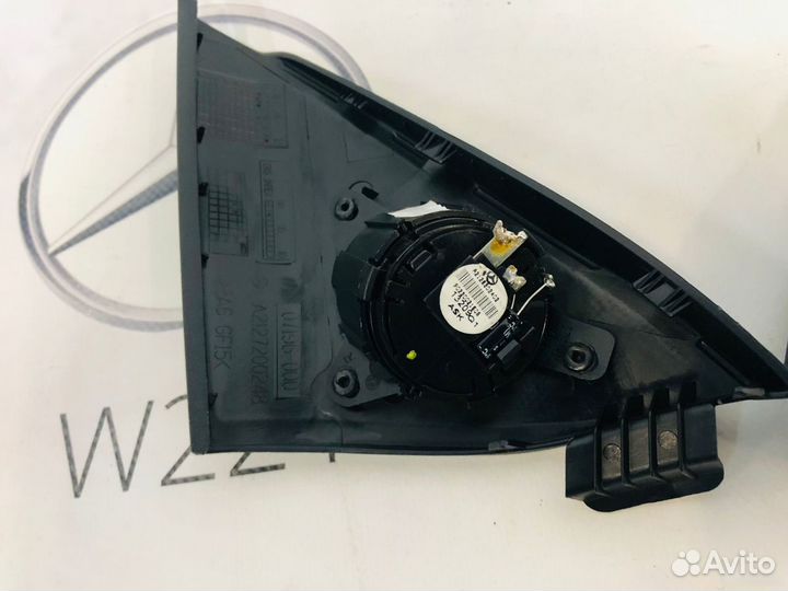 Акустические колонки на двери Mercedes W212 E212