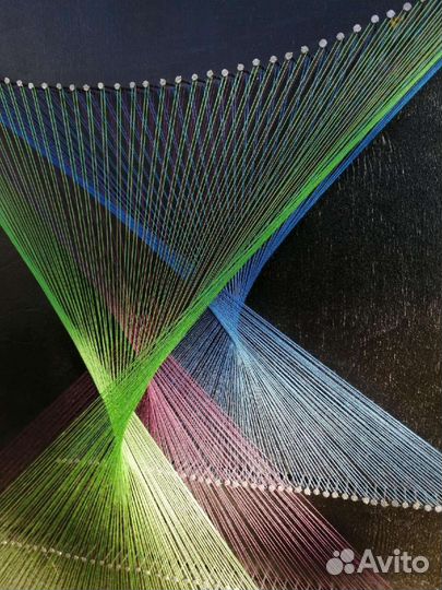 Картина стринг арт