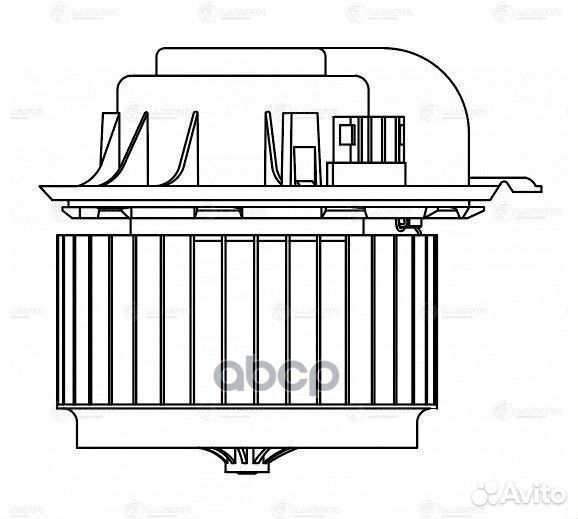 Э/вентилятор отоп. VW Touareg (02) /Audi Q7 (05