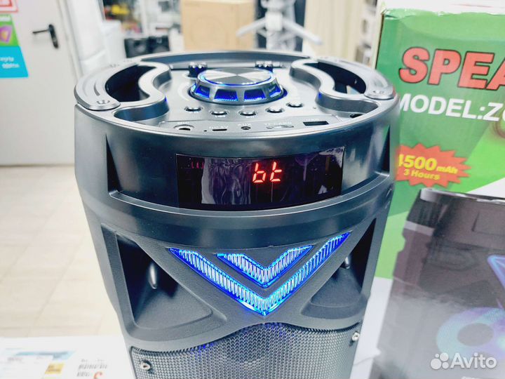 Портативная колонка с караоке 30Вт (Окт139)