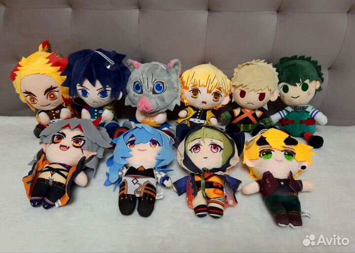 Дакимакуры и мягкие игрушки, аниме, геншин импакт