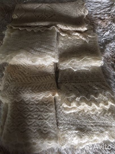 Платки.пуховые, цветные и др. Ручная работа