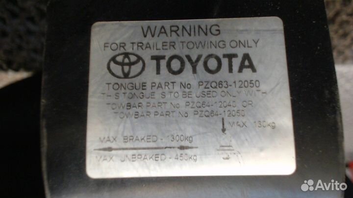 Прицепное устройство Toyota Corolla E15, 2007