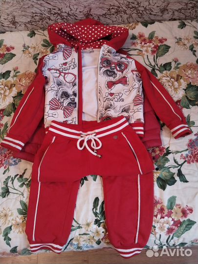 Костюм тройка детский 98-104