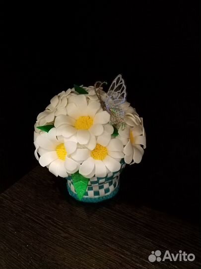 Светильник из ромашек из изолона