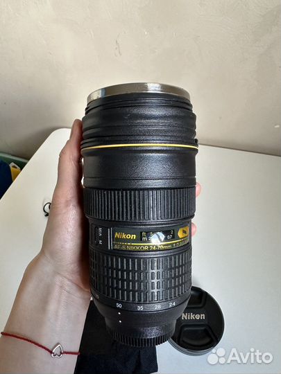 Термокружка в виде объектива Nikon EF 24-70mm