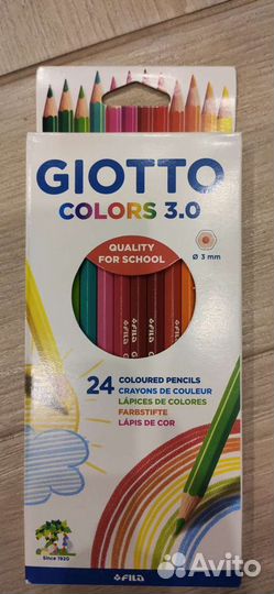 Набор цветных карандашей 24 шт. (Giotto Colors 3.0