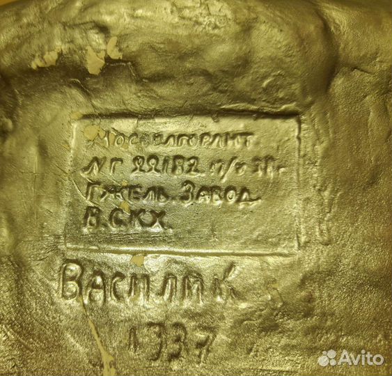 Бюст Дзержинский большой