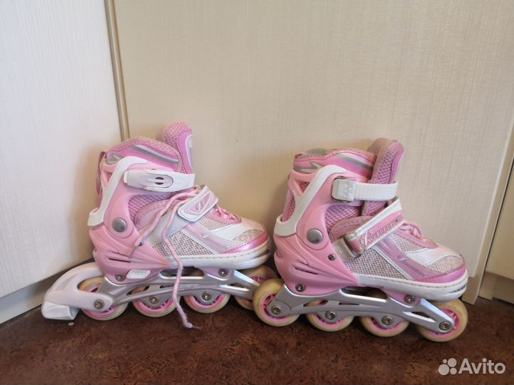 Продаются коньки роликовые раздвижные, 31-34