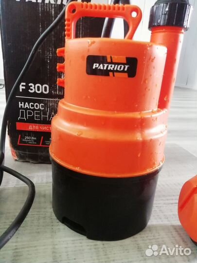 Насос погружной 250вт,58.3л/мин,3.5м3/ч,напор 5м