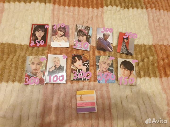 Карты enhypen, txt, twice