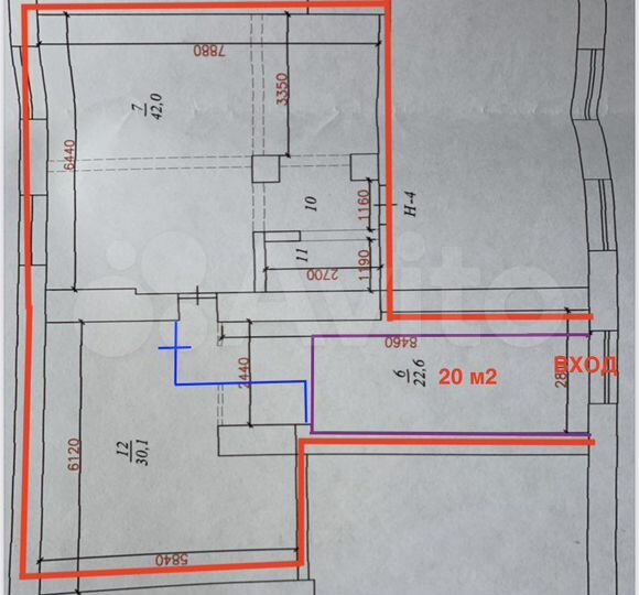 Свободного назначения, 10 м²