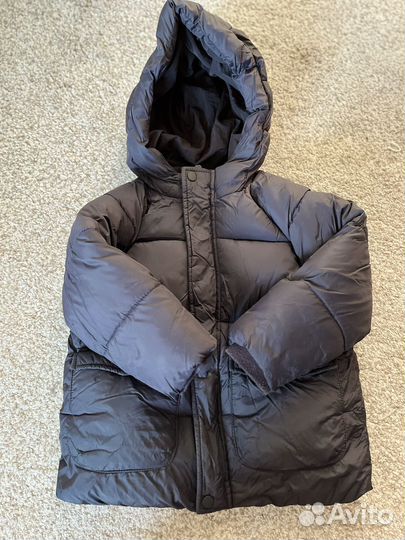 Детский пуховик zara 104