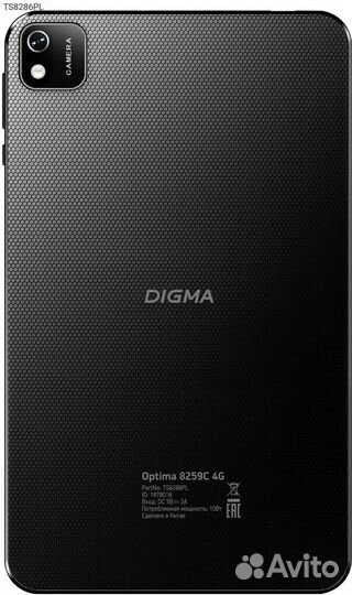 TS8286PL, Планшет Digma Optima 8259C 4G 8