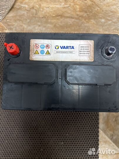 Аккумулятор varta