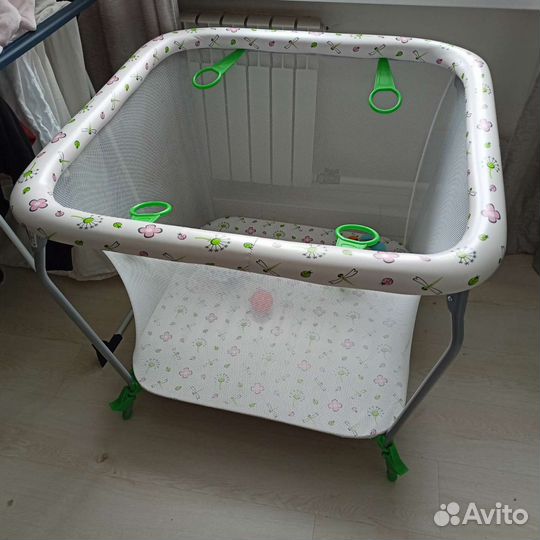 Манеж детский Фея Квадрат Экстра складной