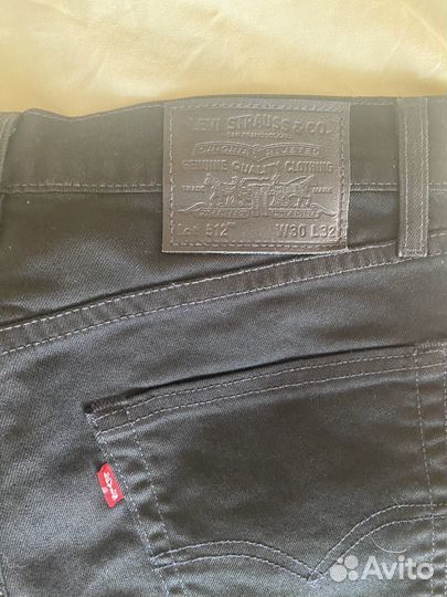 Джинсы мужские levis 512 w30 L32 оригинал