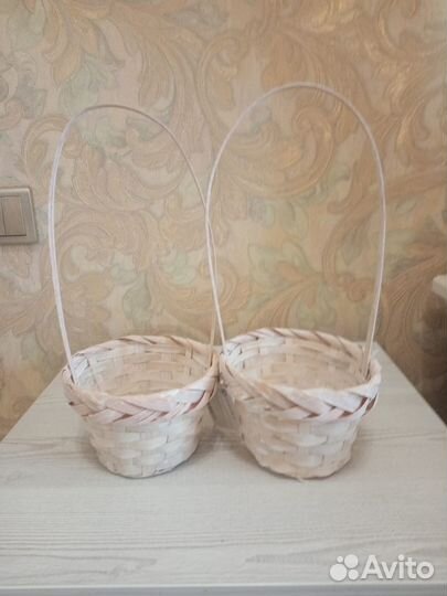 Корзина плетеная из бамбука