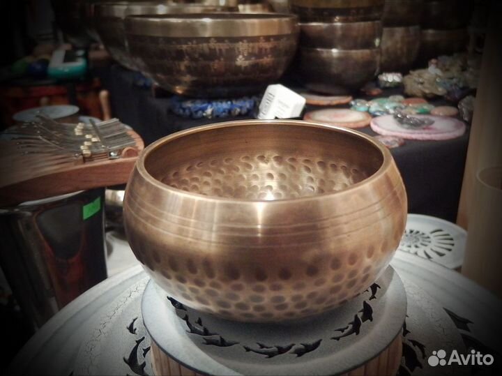 Литая поющая чаша 9-15 см,нота: До-Си, 342 - 751Гц