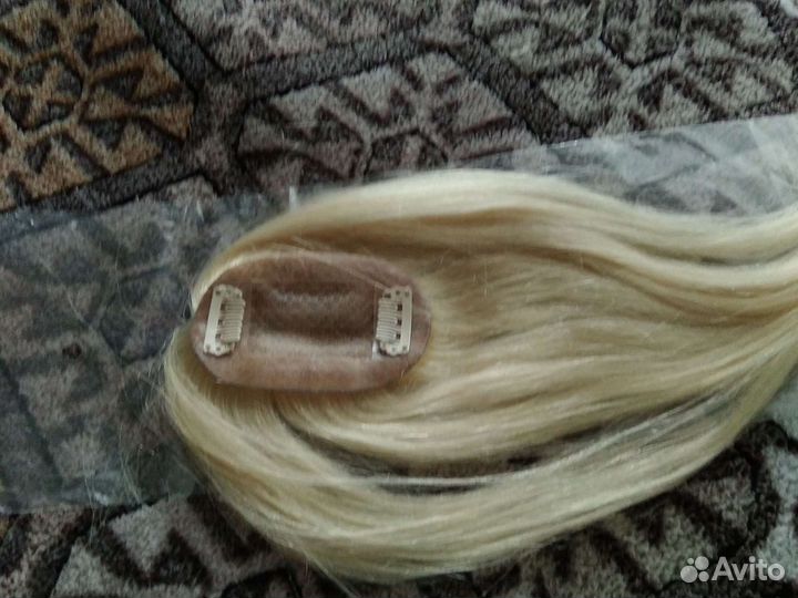 Волосы на заколках натуральные