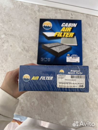 Фильтра на Hyundai Solaris и Kia Rio