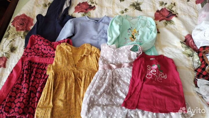 Детские вещи пакетом для девочек 3-4 года