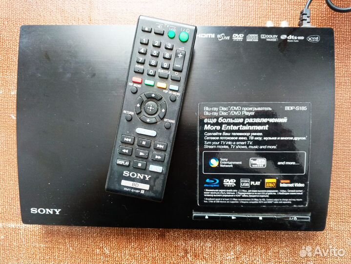 Blu-ray плеер Sony BDP-S185