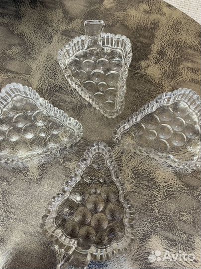 Розетки для варенья,порционных закусок,хрусталь