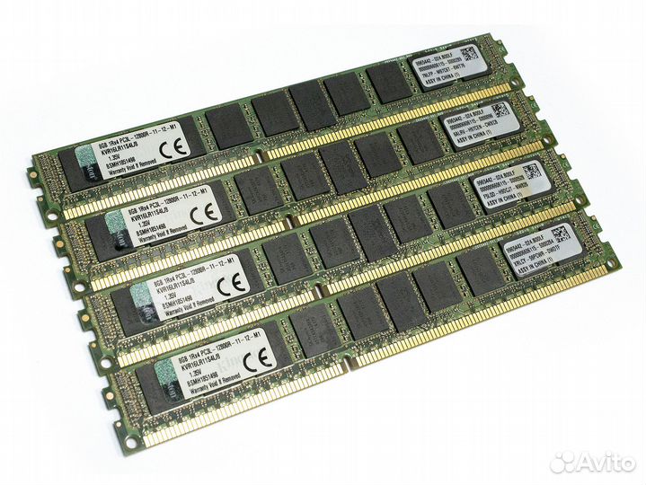 DDR3 8Gb Kingston 1600MHz KVR16LR11S4L/8 REG ECC