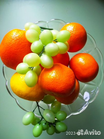 Ваза Фруктовница Конфетница Винтаж СССР 2 шт