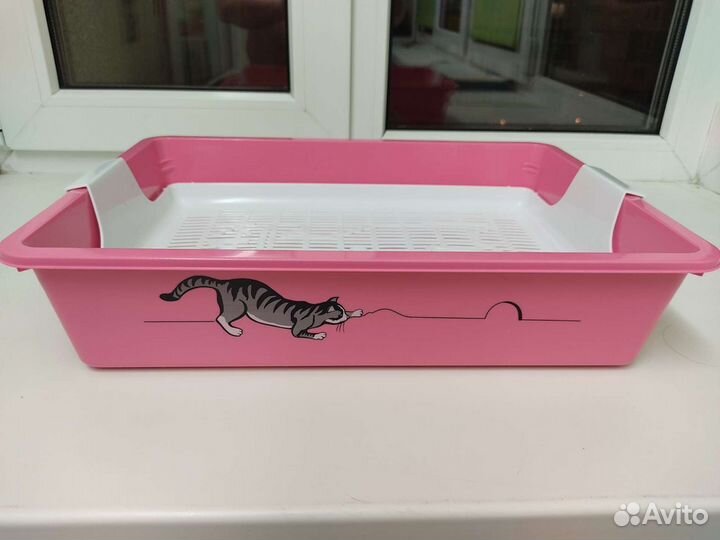 Лоток туалет для животных кис глубокий