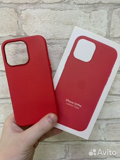Кожаный чехол iPhone 13 Pro