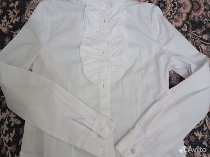 Блузка белая школьная