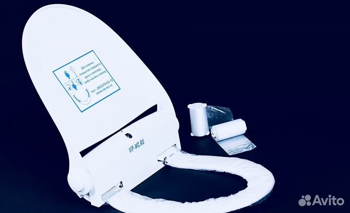 Диспенсер сенсорный унитазных подкладок