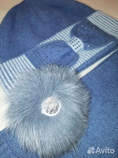 Комплект шапка и шарф