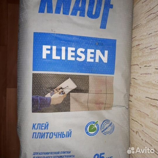 Клей для плитки Knauf флизен 25 кг