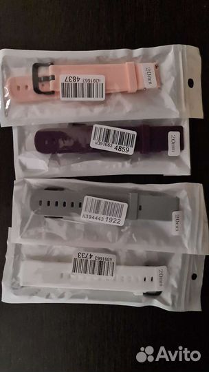 Ремешок для часов 20 мм силиконовый