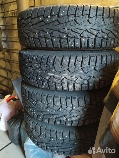 Колеса в сборе r14, зимние, шиповка