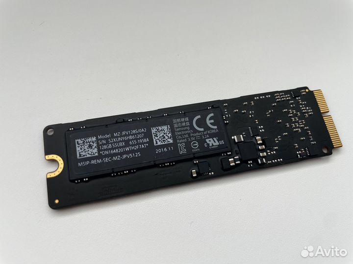 Apple SSD 128gb Macbook