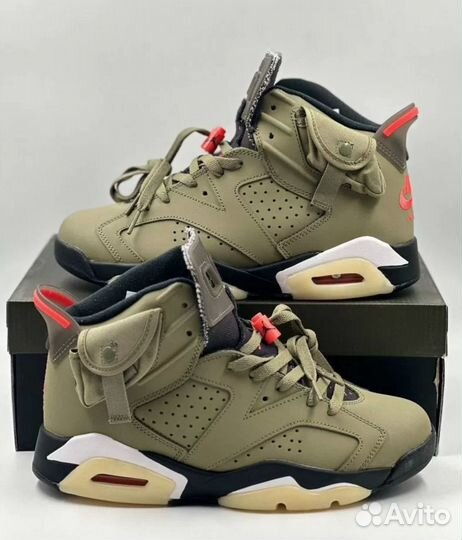 Nike Air Jordan 6 Retro Olive Travis Scott