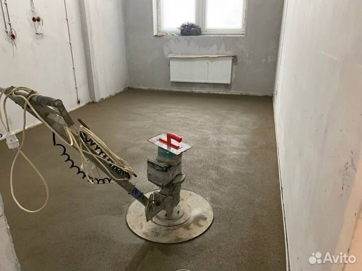 Полусухая стяжка пола под ключ с материалом – цена