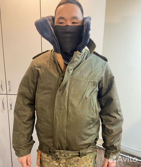 Бушлат танковый натуральный мех СССР