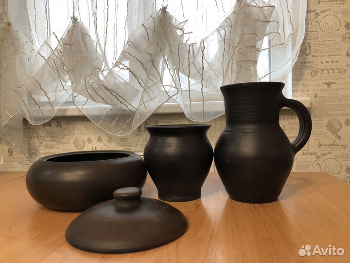 Кастрюлька Горшок и крынка керамический