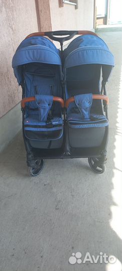 Коляска для двойни или погодок 2 в 1