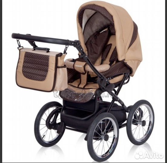 Коляска 2 в 1 riko blanca