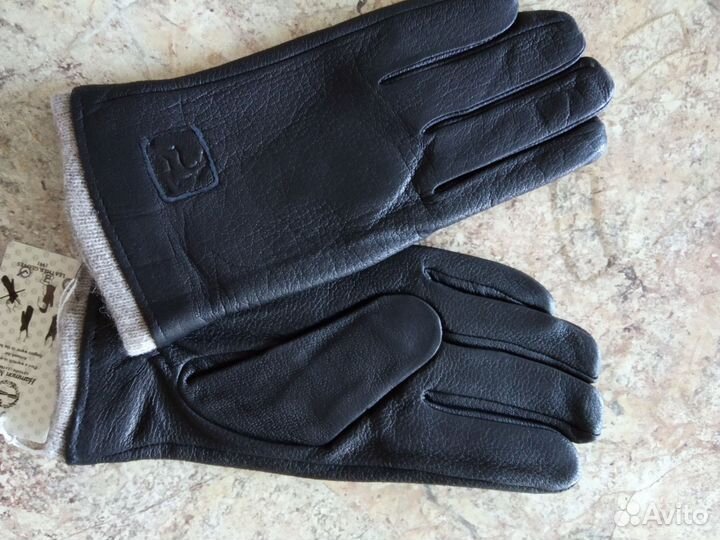 Перчатки кожаные