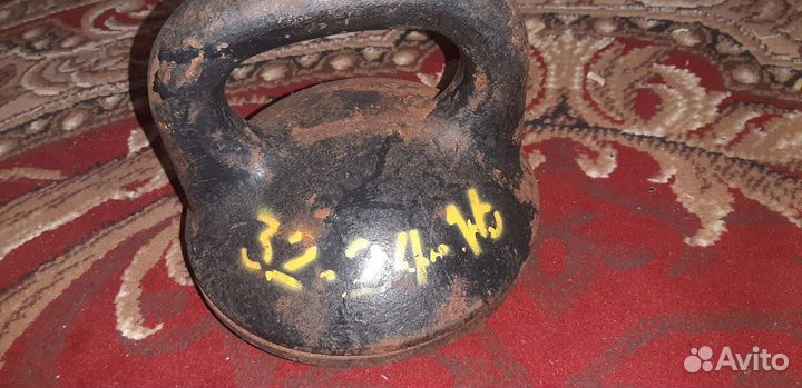 Гиря чугунная 16 кг