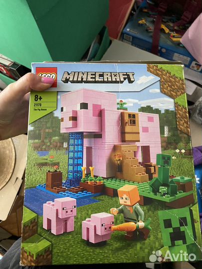 Lego minecraft дом-свинья 21170